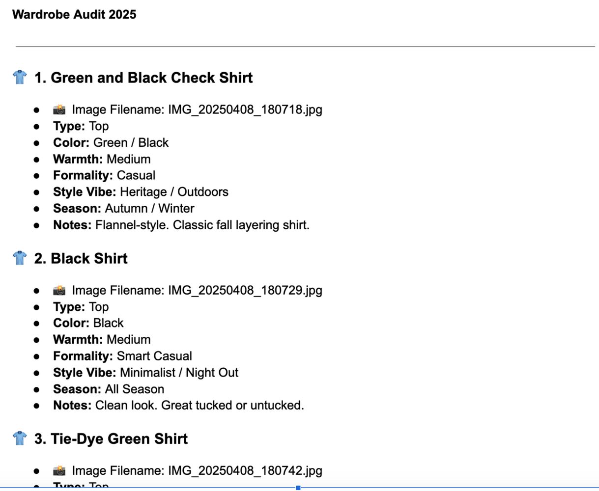 Week 23: Building a "Clueless" AI Wardrobe Assistant